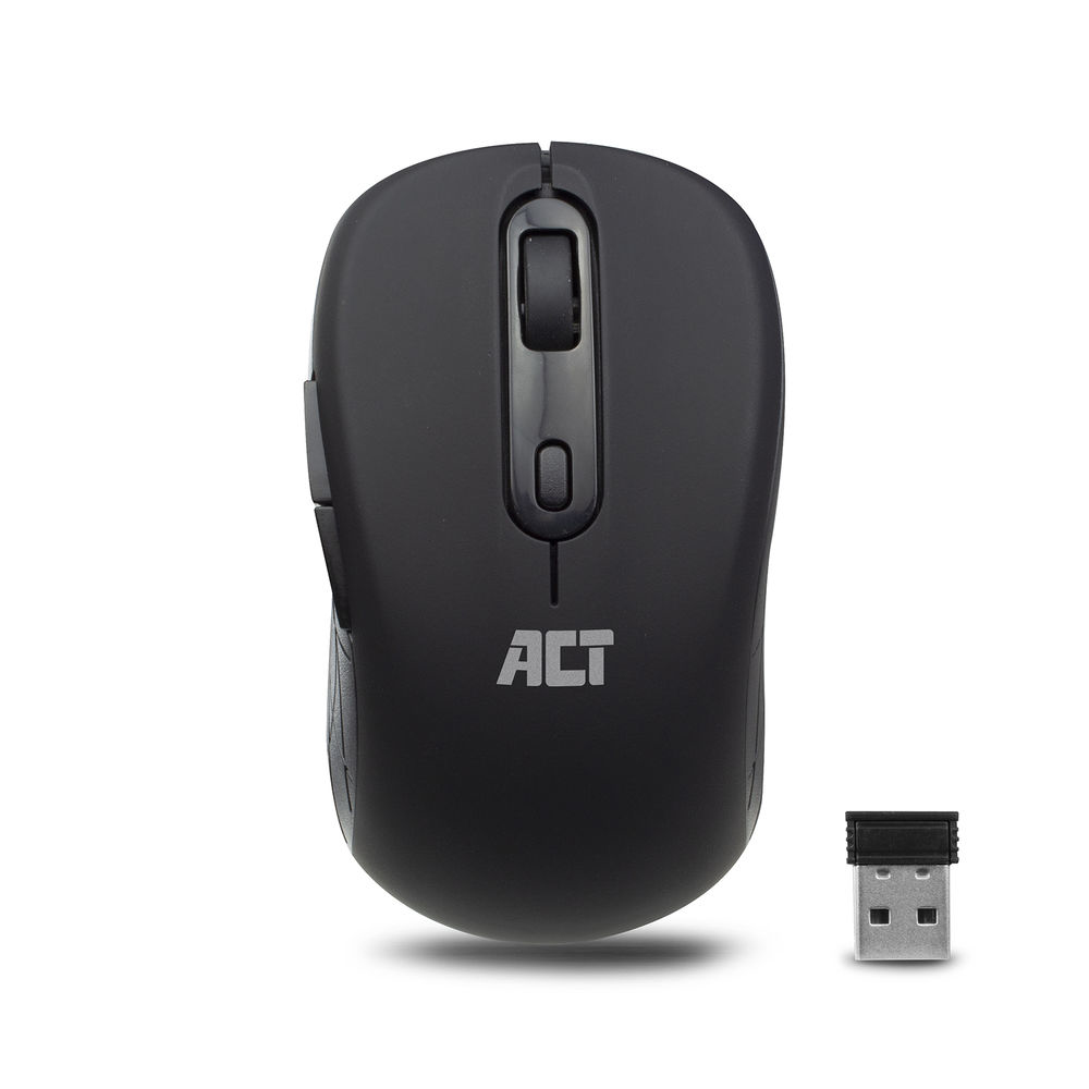 Wireless Keyboard And Mouse USB Nano Receiver Qwerty US/Int'l Black