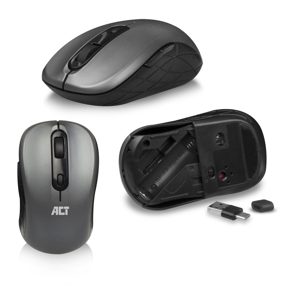 Wireless Keyboard And Mouse Set USB-C/USB-A Combi Eceiver Azerty Belgian