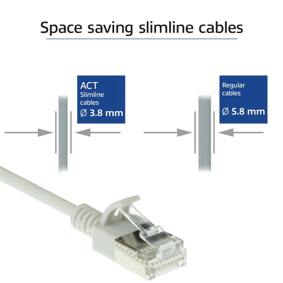 Patch Cable - CAT6A - LSZH U/FTP - 3m - Grey