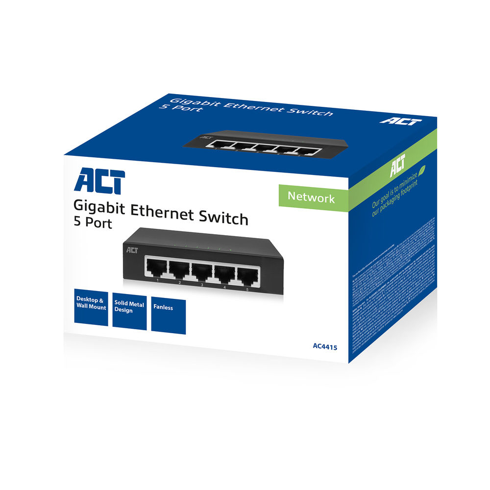 Gigabit Ethernet Network Switch 5-Port