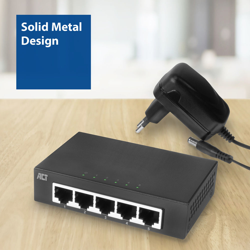 Gigabit Ethernet Network Switch 5-Port