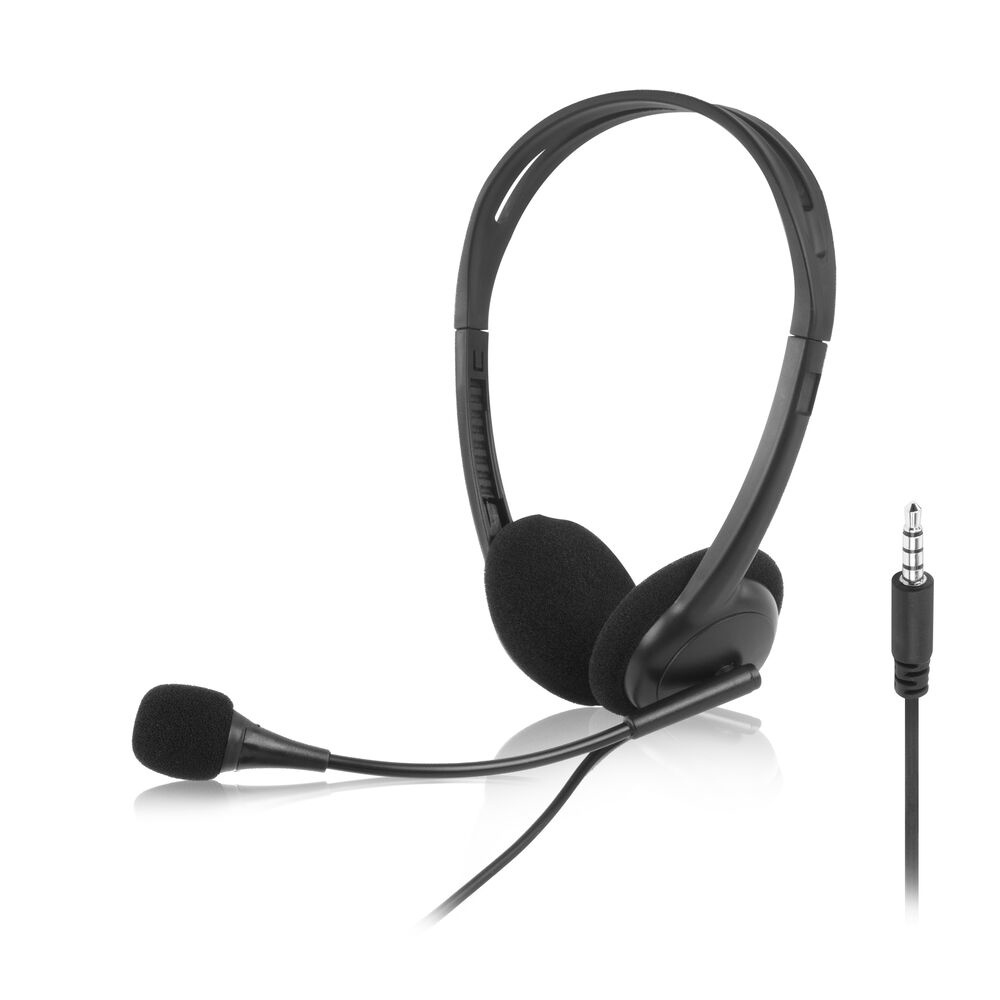 On-Ear Stereo Headset with 3.5mm Audio Jack