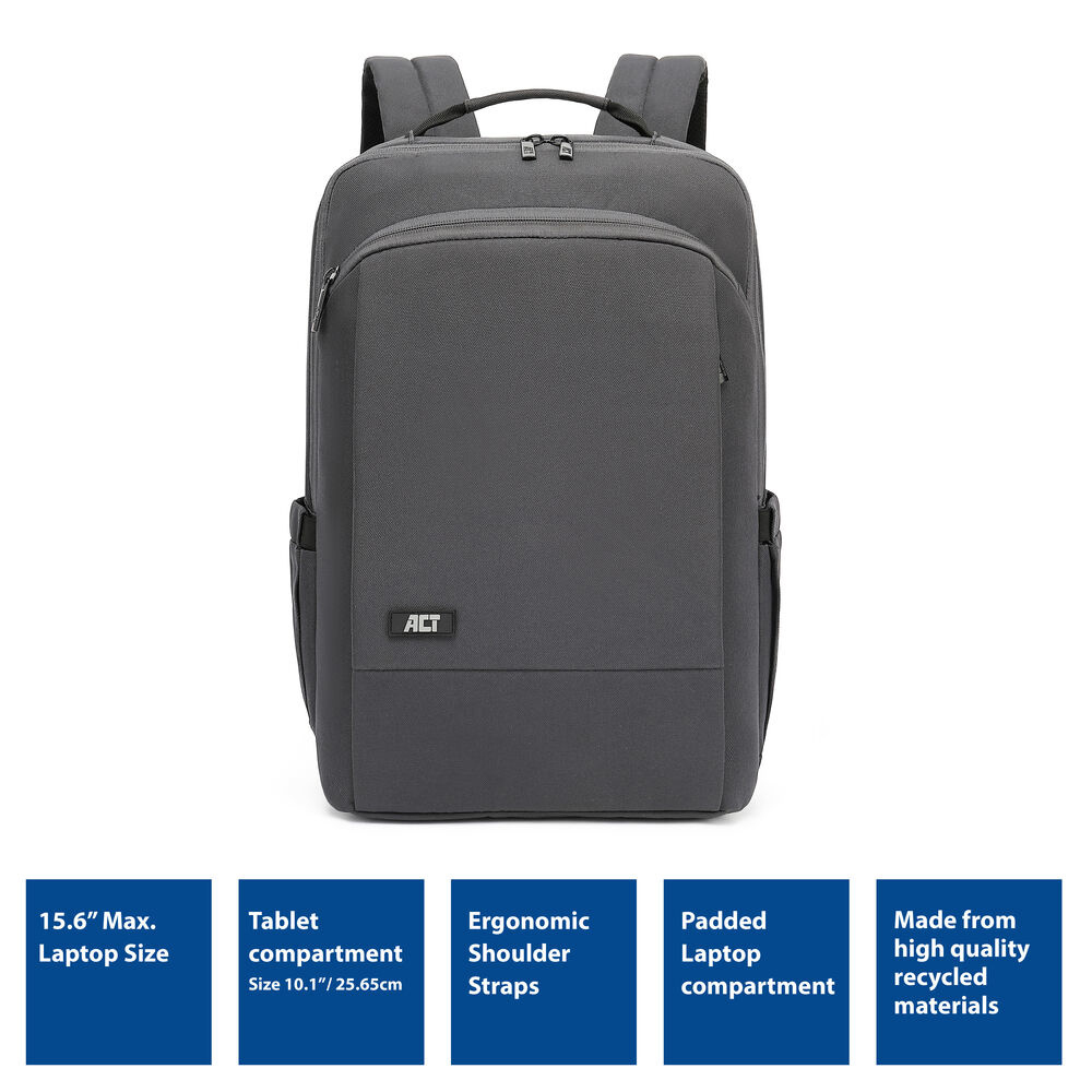 Move Backpack For Laptops Up To 15.6in Made From Recycled Plastic Bottles