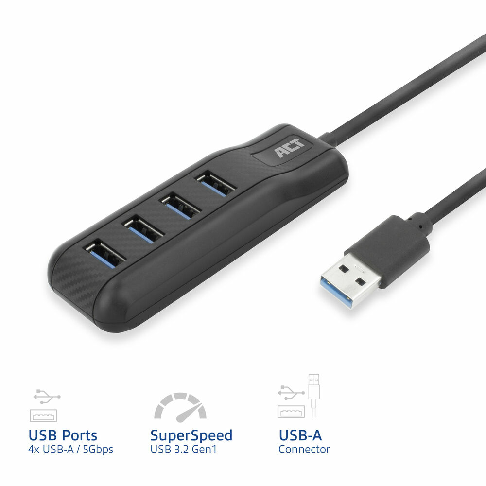 USB-A hub 3.0, 4 port USB-A