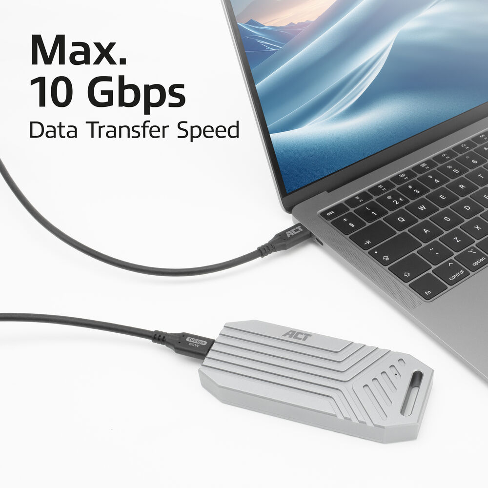 USB-C 3.0 10Gbps 60W Cable - M/M - 2m