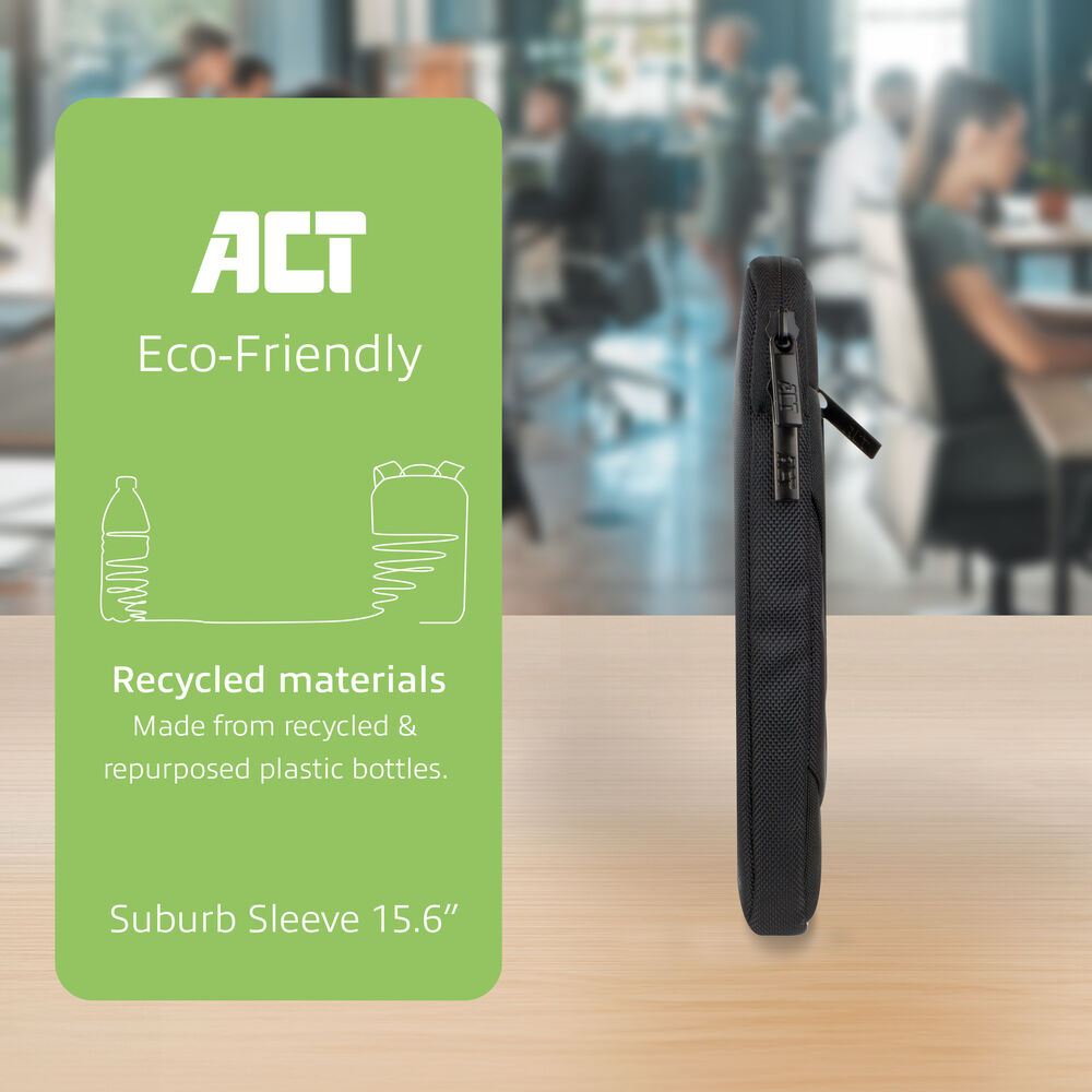 Suburb Laptop Sleeve 15.6 Made From Recycled Plastic Bottles
