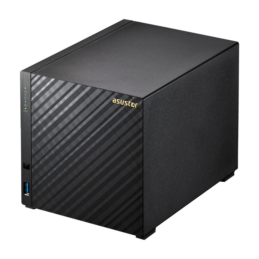 As-3104t 4bay Storage System 1.6GHz 2GB 2x Gbe 3x USB3 Hdmi