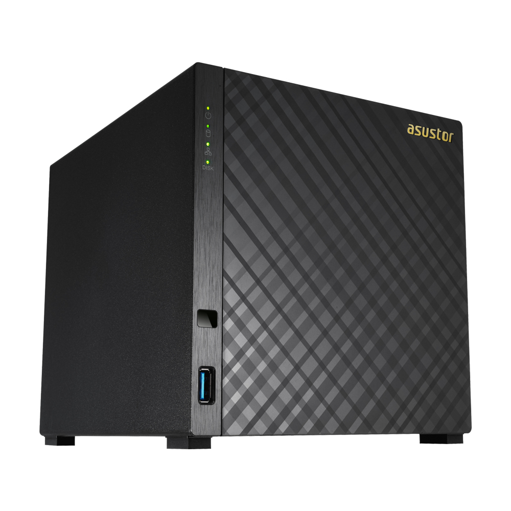 As-3104t 4bay Storage System 1.6GHz 2GB 2x Gbe 3x USB3 Hdmi