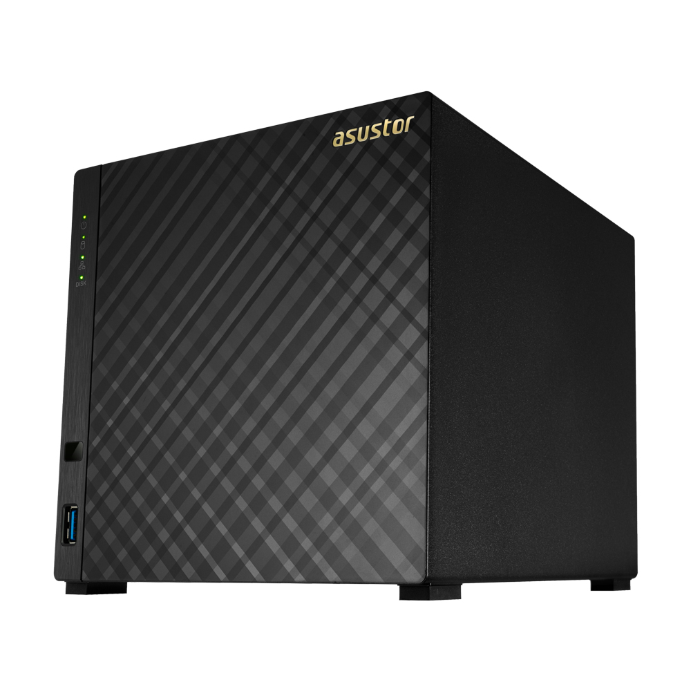 As-3104t 4bay Storage System 1.6GHz 2GB 2x Gbe 3x USB3 Hdmi