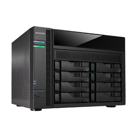As-5008t 8bay Storage System 2.41GHz 1GB 4x Gbe 3x USB3 2x USB2 Hdmi