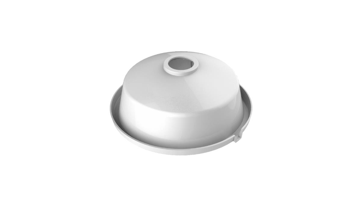 Bracket Rain Shade White Composite Fibre 191.1x76mm 133g Match Up With Wall Mount (ds-1272zj-110)
