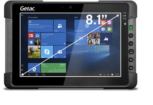 T800g2 - X7-z8750 8.1in+fhd Cam W10iot+4gb/128GB Emmc Sr(lcd+ts+stylus) Eu/uk Pwr Cord 8m Rear