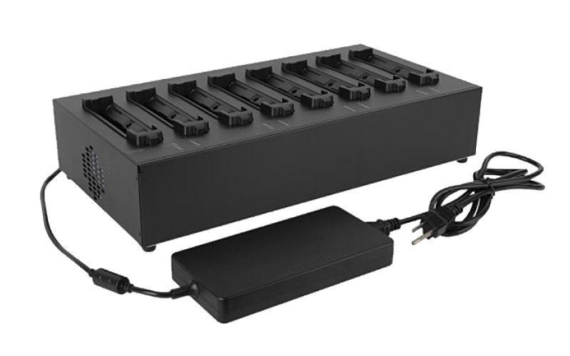 V110 Multi-bay Battery Charger-- (eight Bay) W/z Adapter