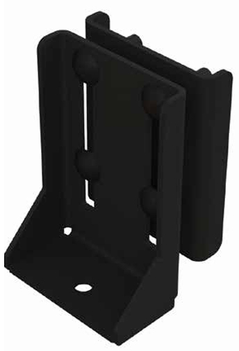 Forklift Mount Single Light Bracket