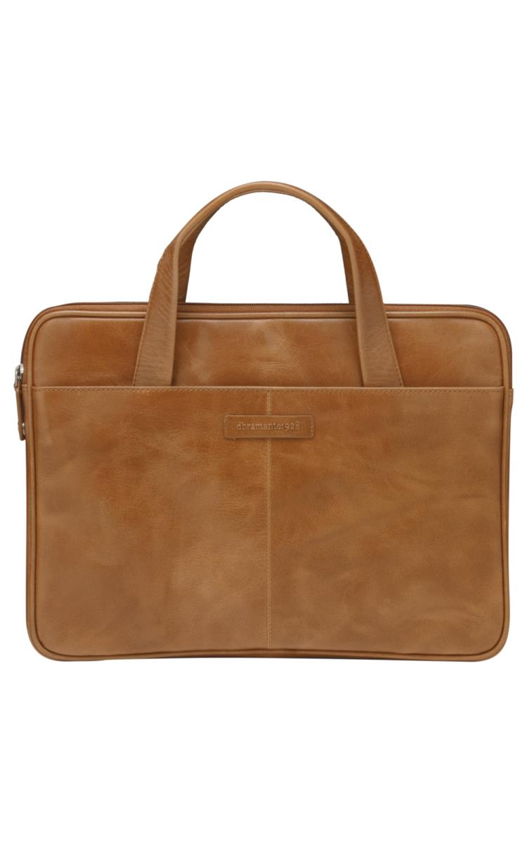 Silkeborg - 14in - Notebook Bag - Genuine Leather - Golden Tan - Universal