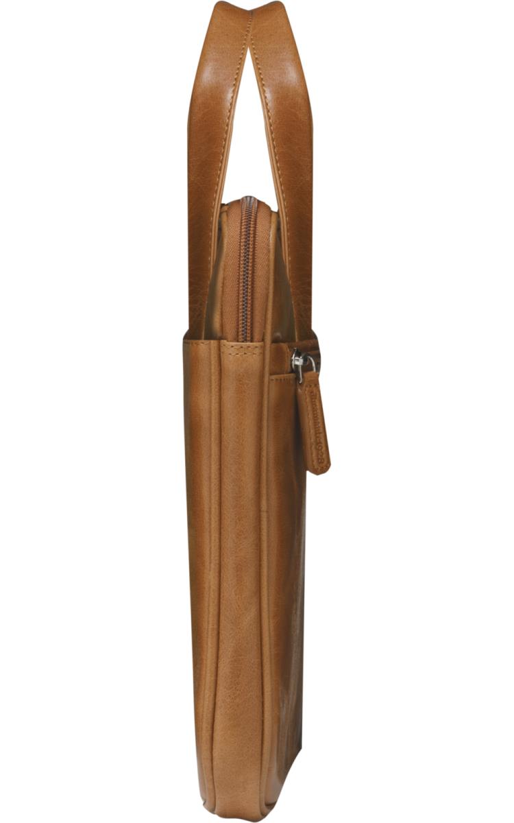 Silkeborg - 14in - Notebook Bag - Genuine Leather - Golden Tan - Universal