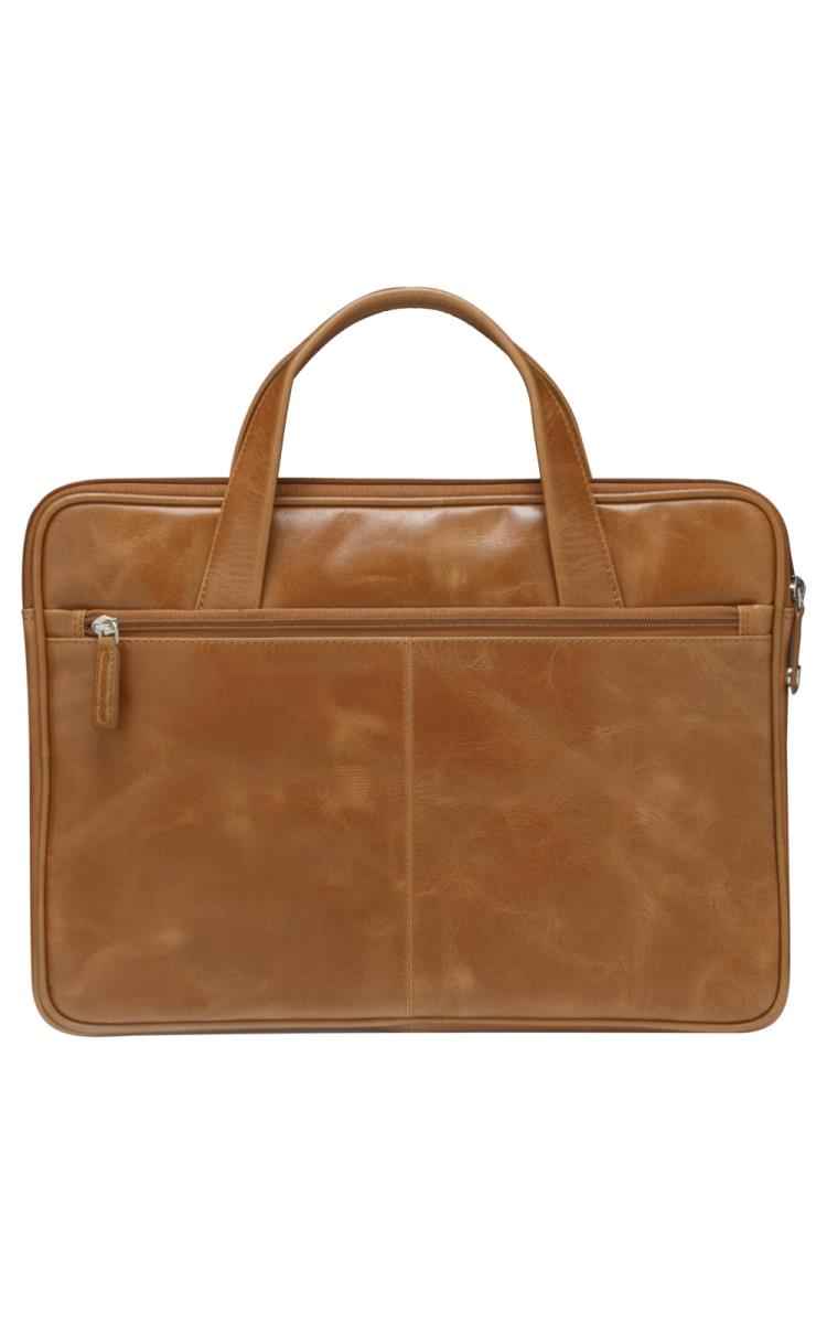 Silkeborg - 14in - Notebook Bag - Genuine Leather - Golden Tan - Universal