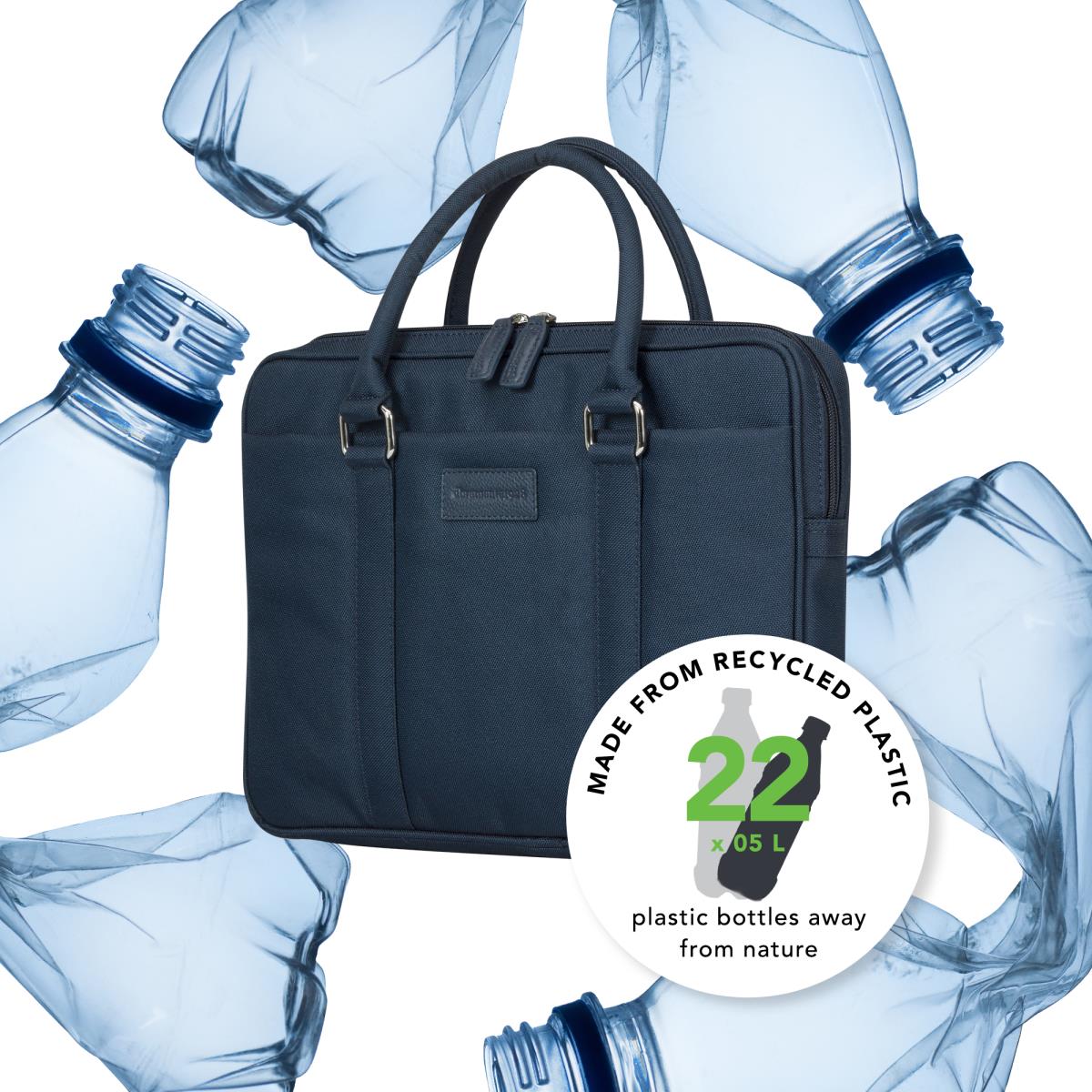 Stelvio 14in - Notebook Bag - Recycled Material - Dark Blue - Universal