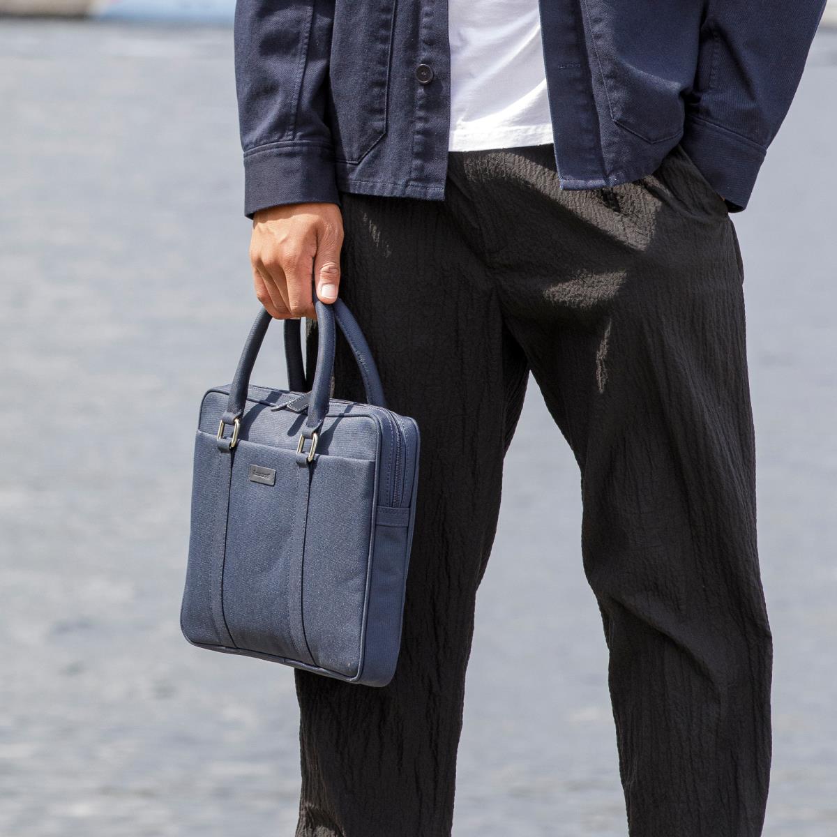 Stelvio 14in - Notebook Bag - Recycled Material - Dark Blue - Universal