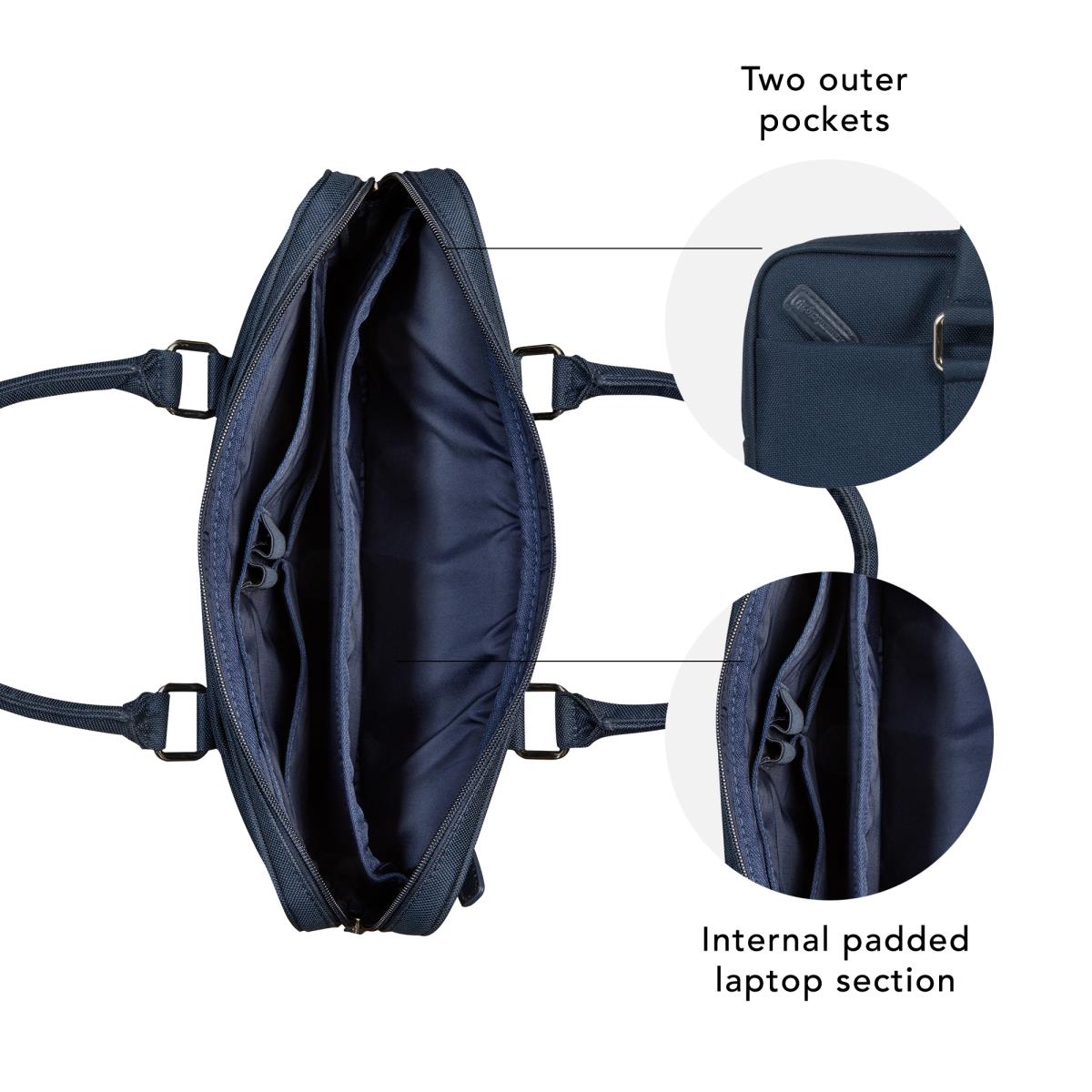 Stelvio 14in - Notebook Bag - Recycled Material - Dark Blue - Universal
