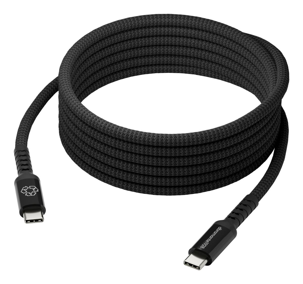 USB Cable USB-c/USB-c 100w - 3m Black
