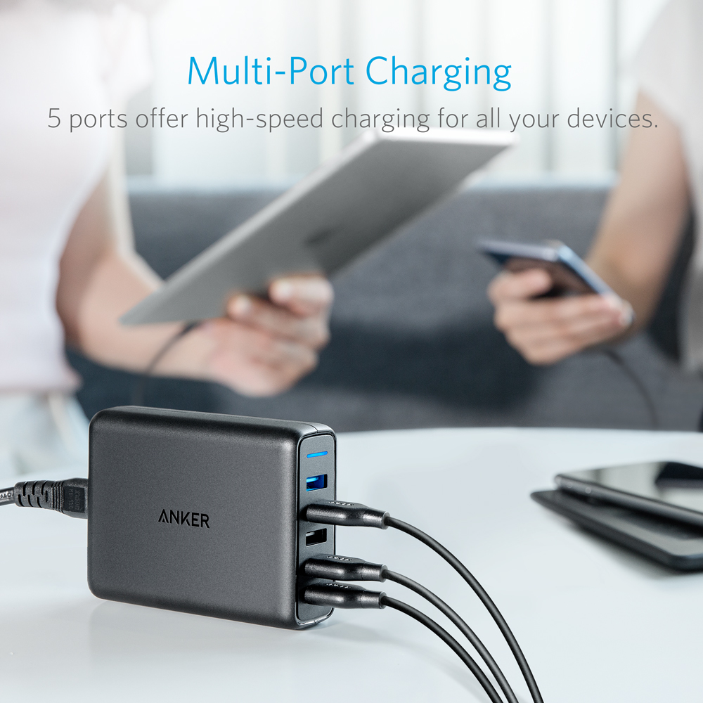 Powerport Speed 5 2x Quick Charge 3.0 Eu Black