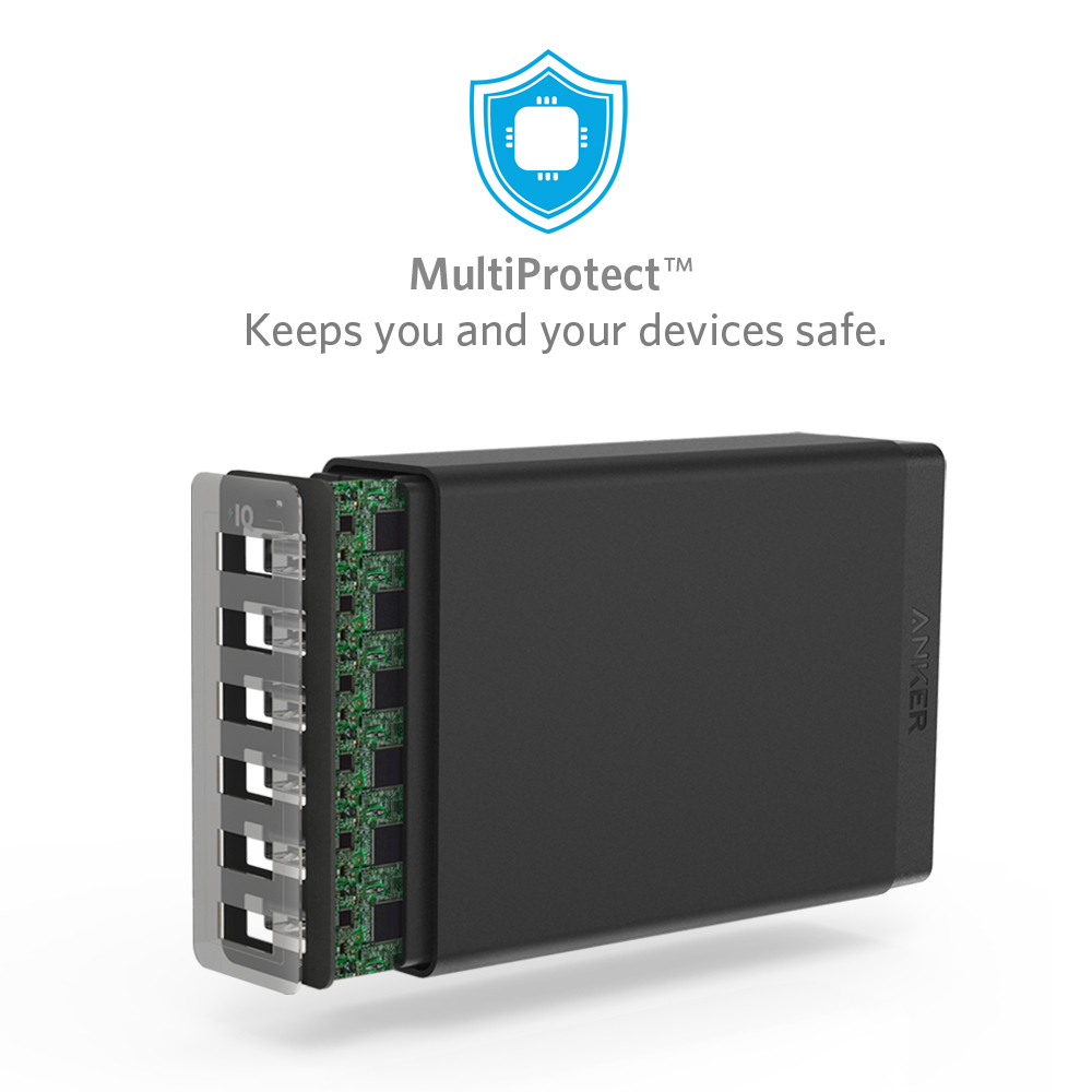 Powerport 6 Eu Black