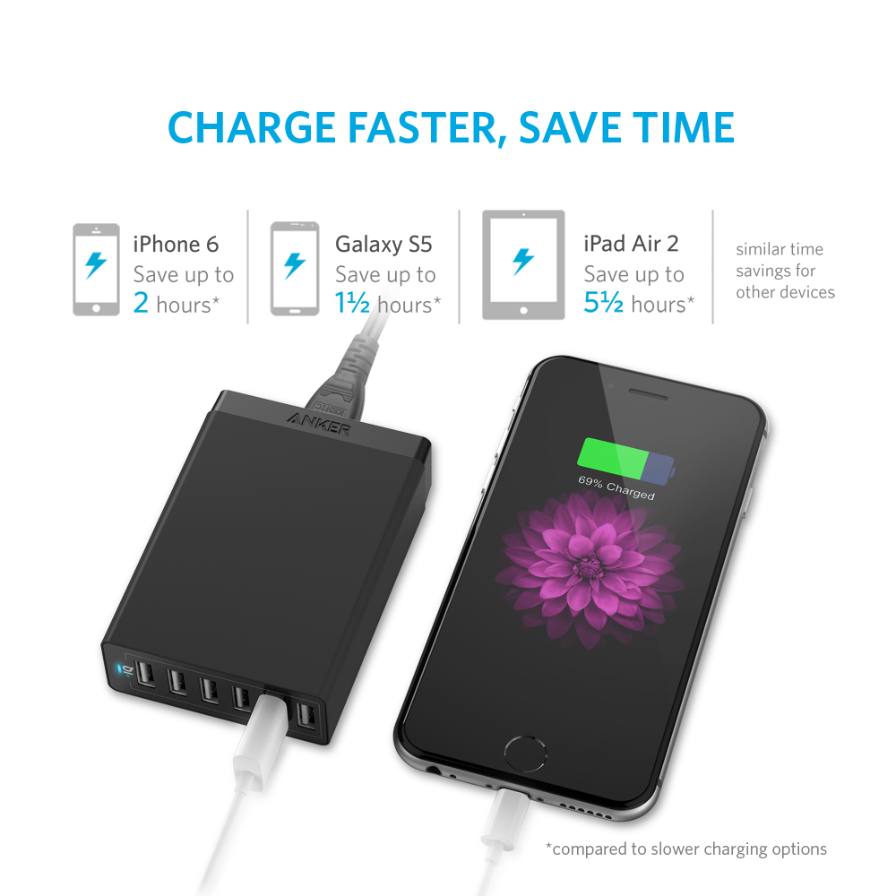 Powerport 6 Eu Black
