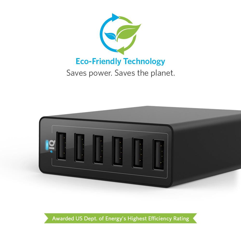 Powerport 6 Eu Black