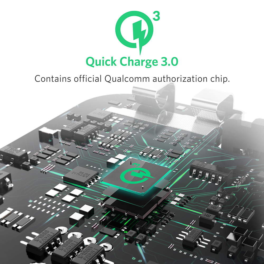 Powerport+1 With Qc 3.0 Black