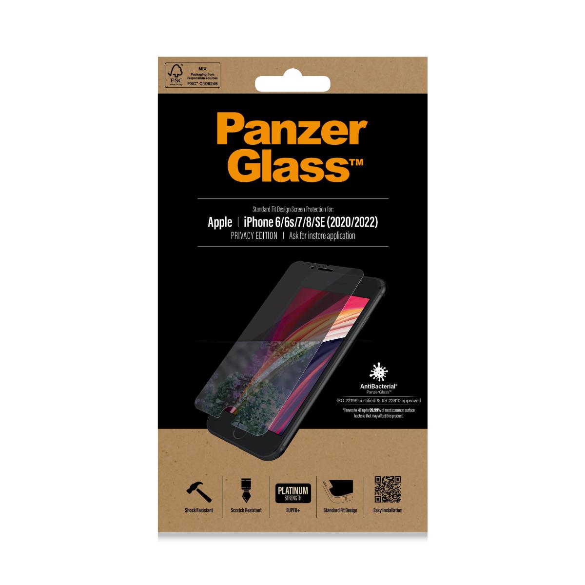 Privacy Screen Protector for iPhone 6/6S/7/8/SE
