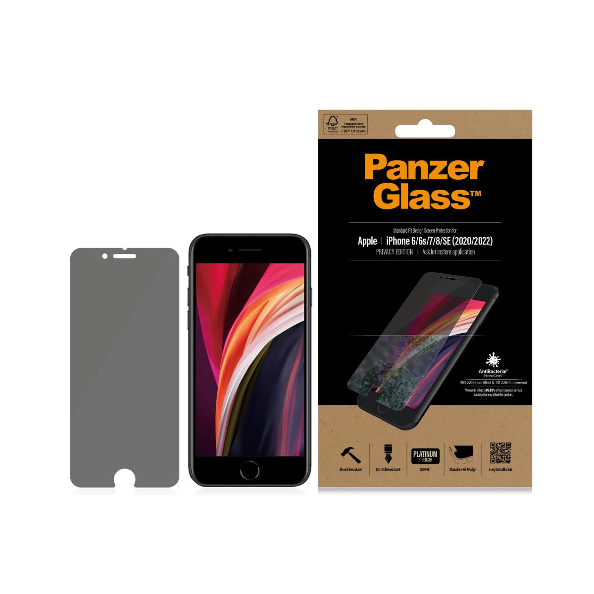 Privacy Screen Protector for iPhone 6/6S/7/8/SE