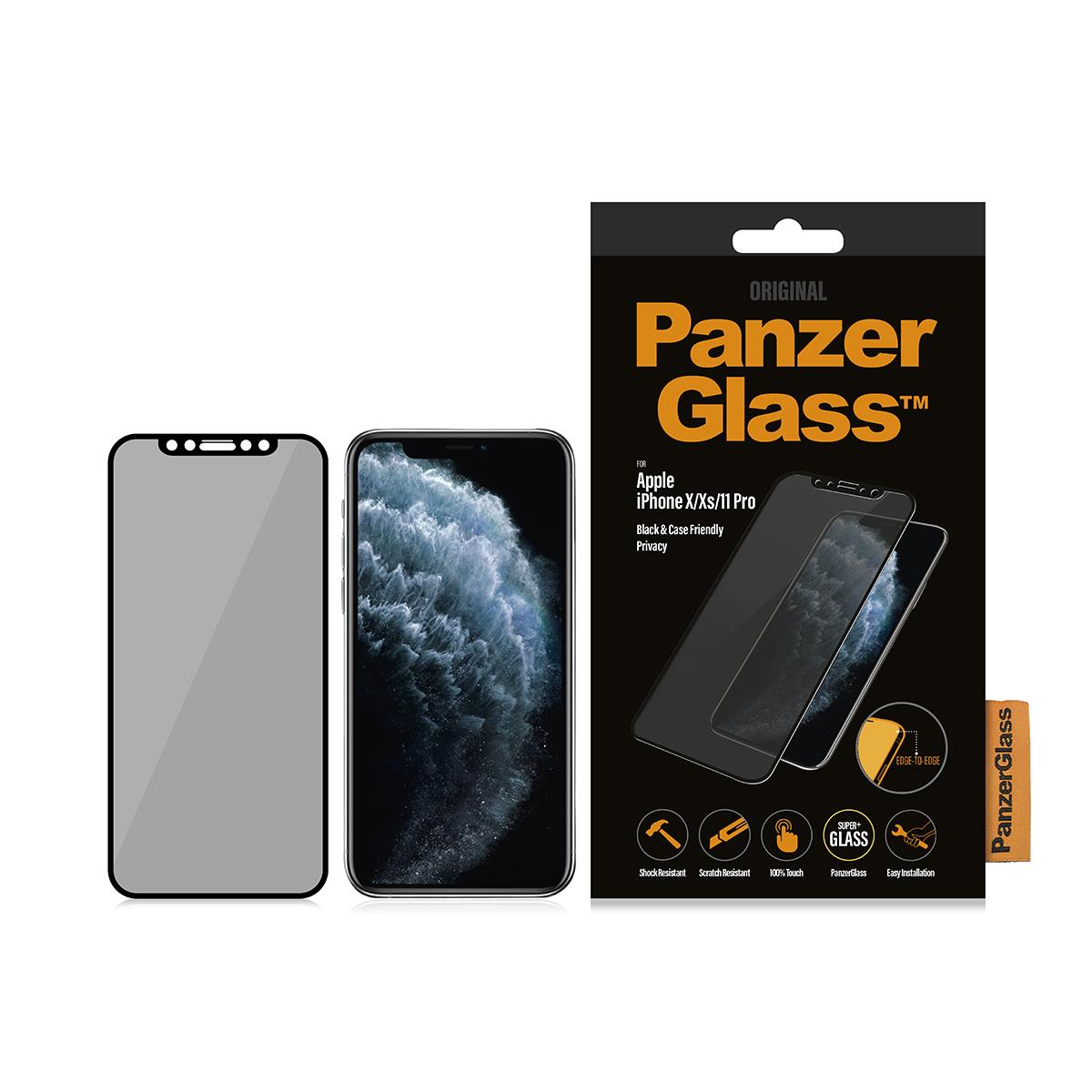 Apple iPhone X/Xs/11 Pro Case Friendly Privacy Black