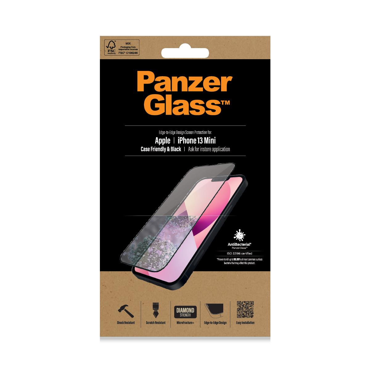 Apple iPhone 2021 5.4in Case Friendly AB Black