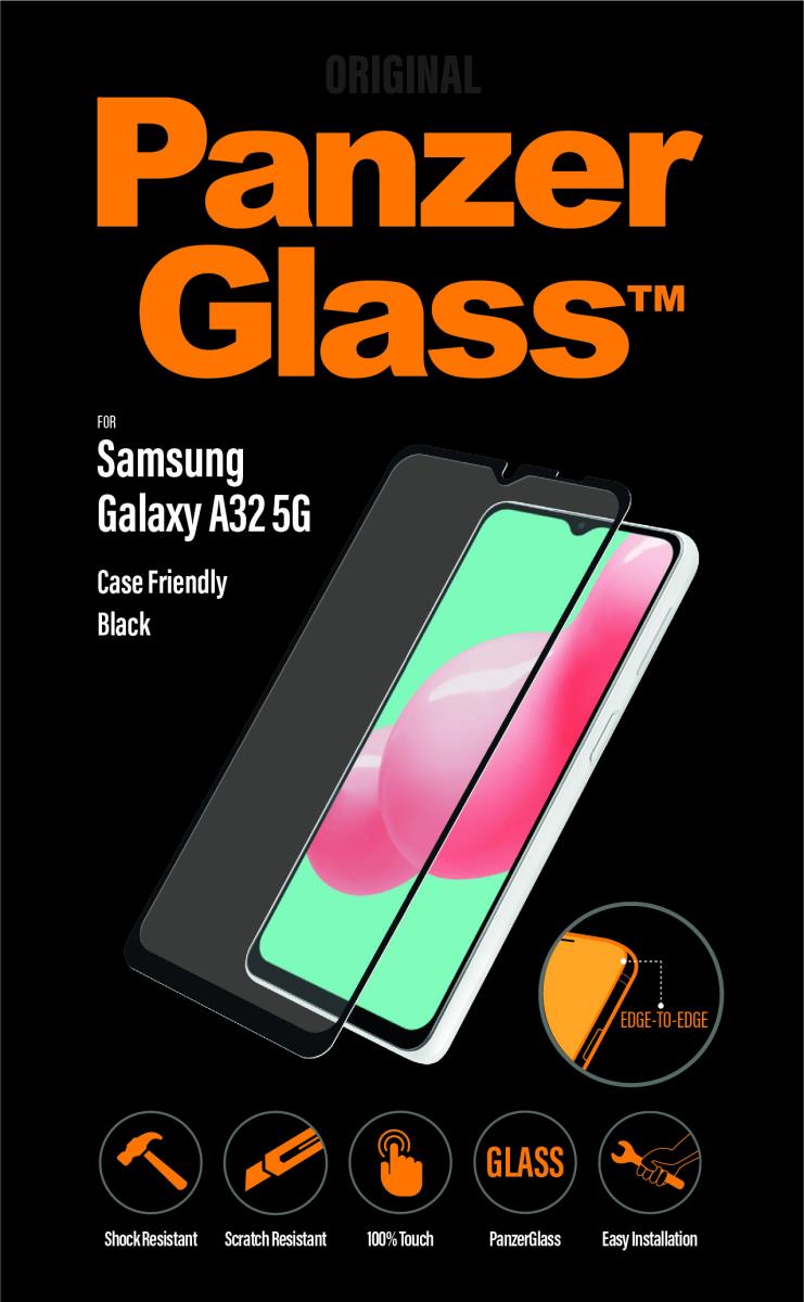 Screen Protector Case Friendly Black Samsung Galaxy A32 5G