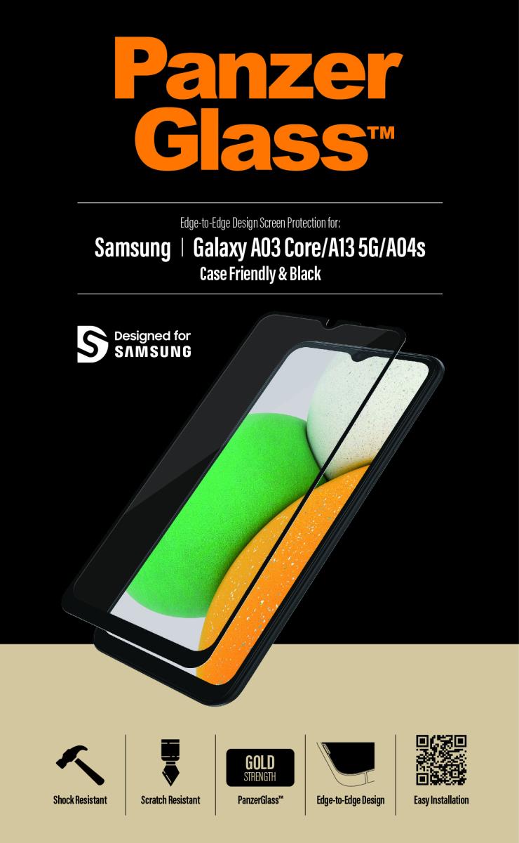 Anti-Bacterial Case Friendly Screen Protector For Samsung A13 (5G/4G) / A