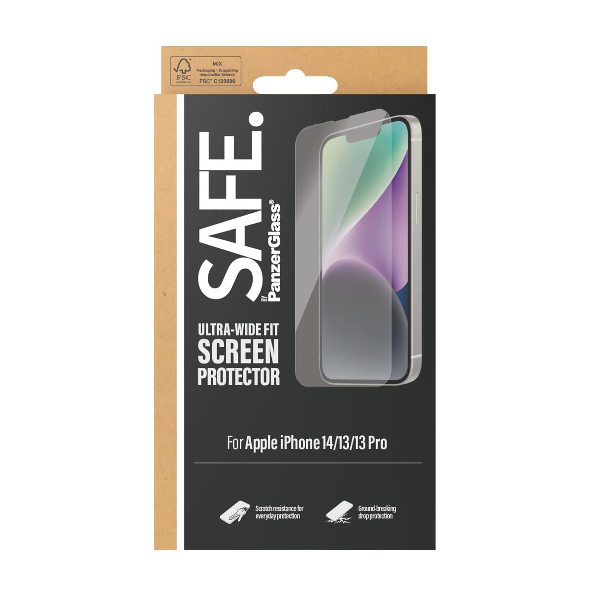 Screen Protector Apple iPhone 14 / 13 / 13 Pro Ultra-Wide Fit
