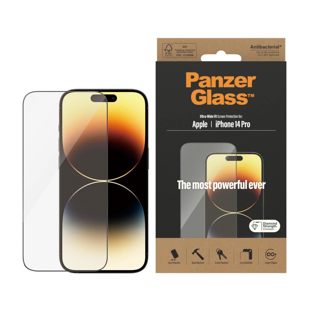 Screen Protector For Apple iPhone 2022 6.1in Pro Uwf Ab