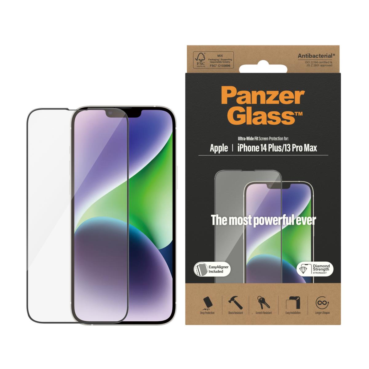 Screen Protector For Apple iPhone 2022 6.7in Max/13 Pro Max Uwf Ab W. Applicator