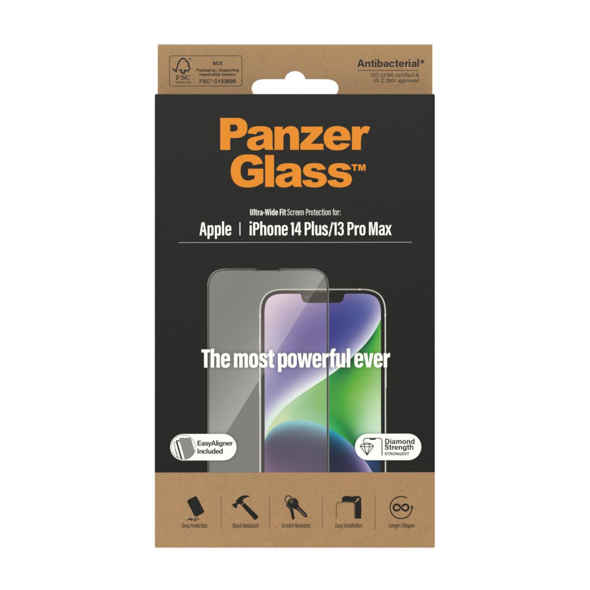 Screen Protector For Apple iPhone 2022 6.7in Max/13 Pro Max Uwf Ab W. Applicator