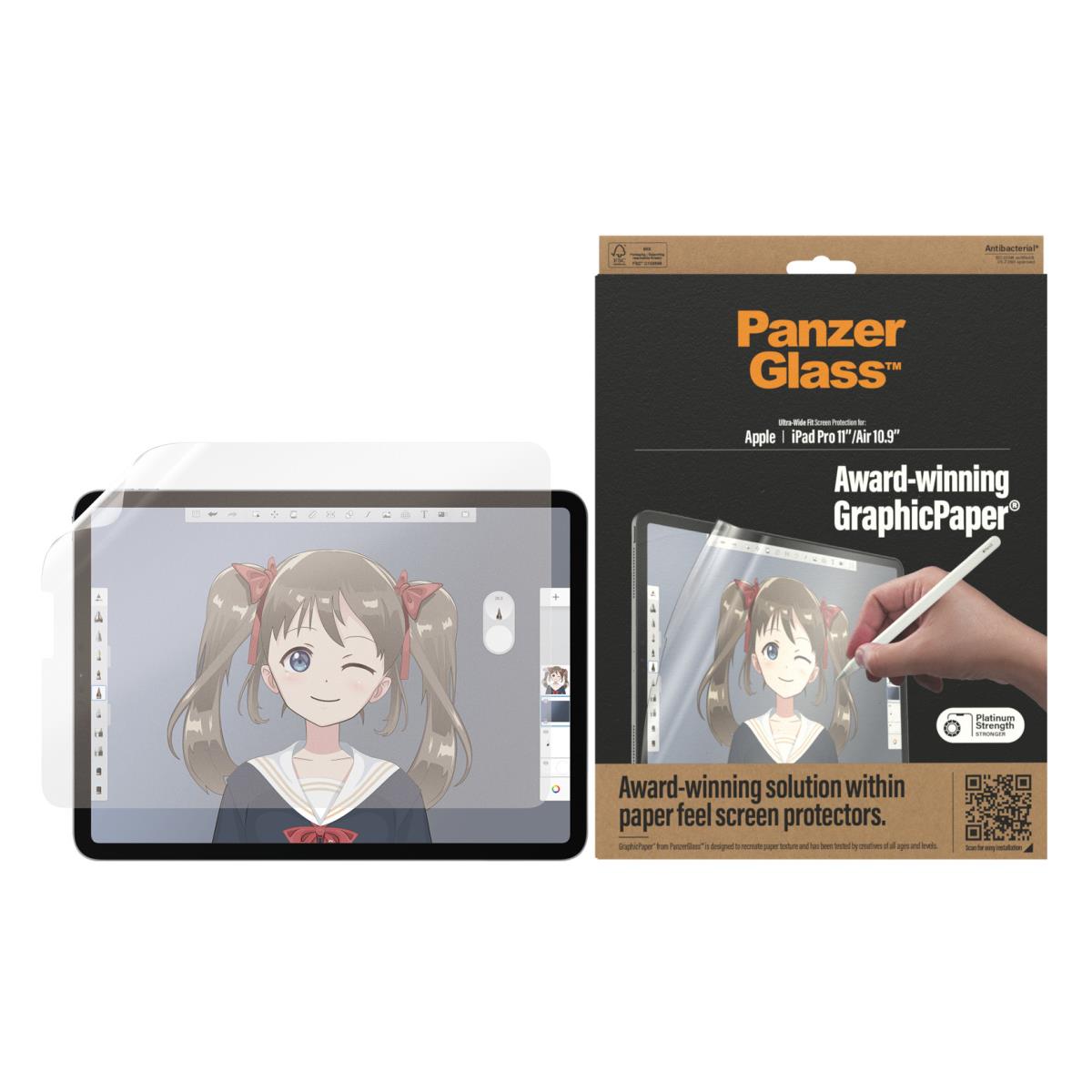 GraphicPaper Screenprotector iPad Pro 11 (2022 - 2018) / Air 2022