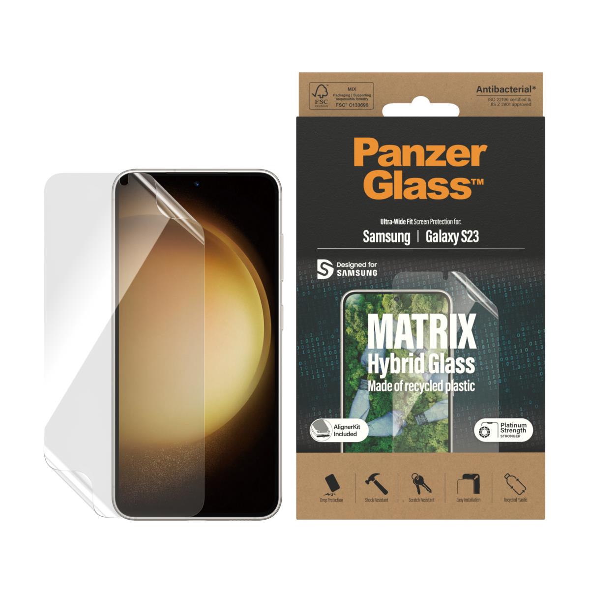 Matrix Hybrid Glass for Galaxy S23