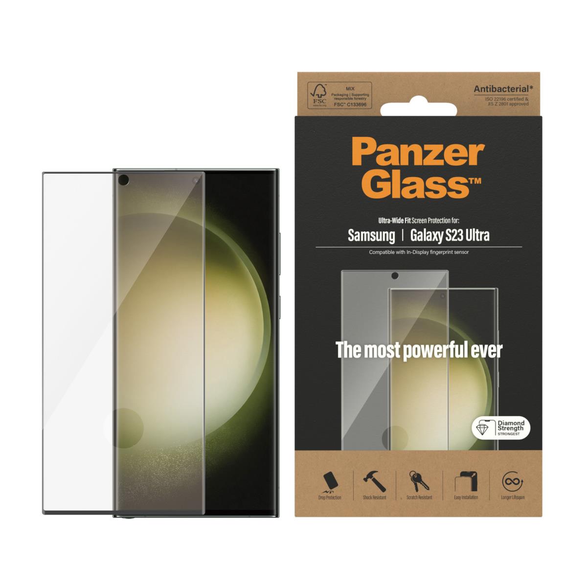 Screen Protector Samsung Galaxy S23 Ultra Ultra-Wide Fit