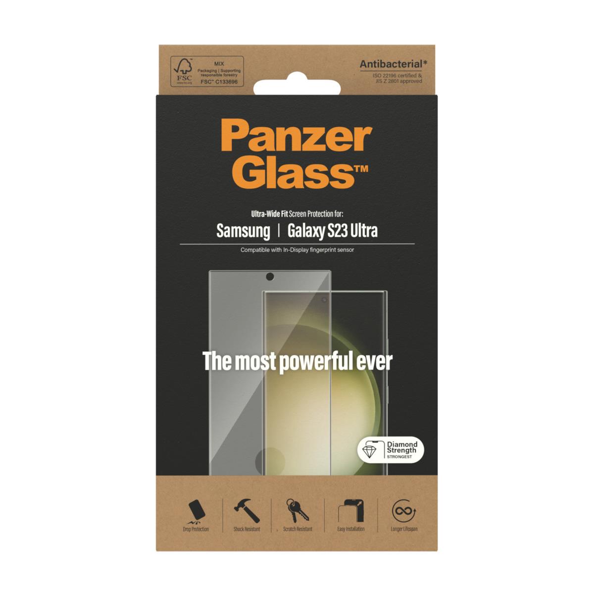 Screen Protector Samsung Galaxy S23 Ultra Ultra-Wide Fit
