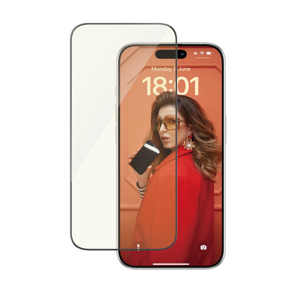 Eyecare Screen Protection iPhone 15 Pro 6.1in / Ultra-wide Fit With Easyaligner