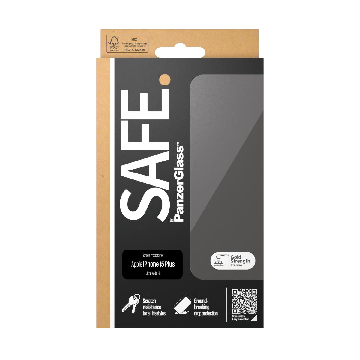 Screen Protector For iPhone 15 Plus 6.7in Ultra-Wide Fit