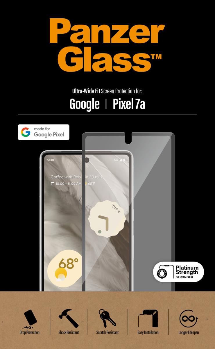 Screen Protector Google Pixel 7A Ultra Wide Fit