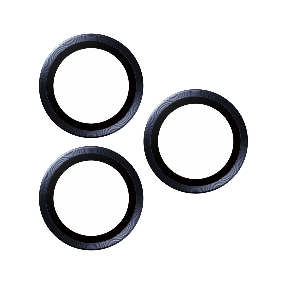 Hoops Camera Lens Protector iPhone 15 Pro and 15 Pro Max Blue Metal