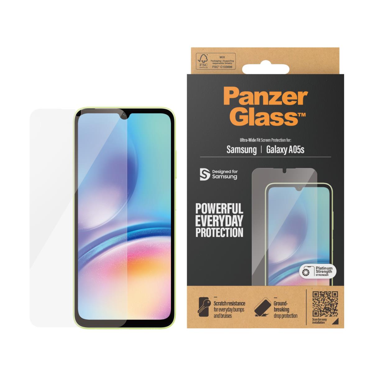 Screen Protector Samsung Galaxy A05s Ultra-Wide Fit
