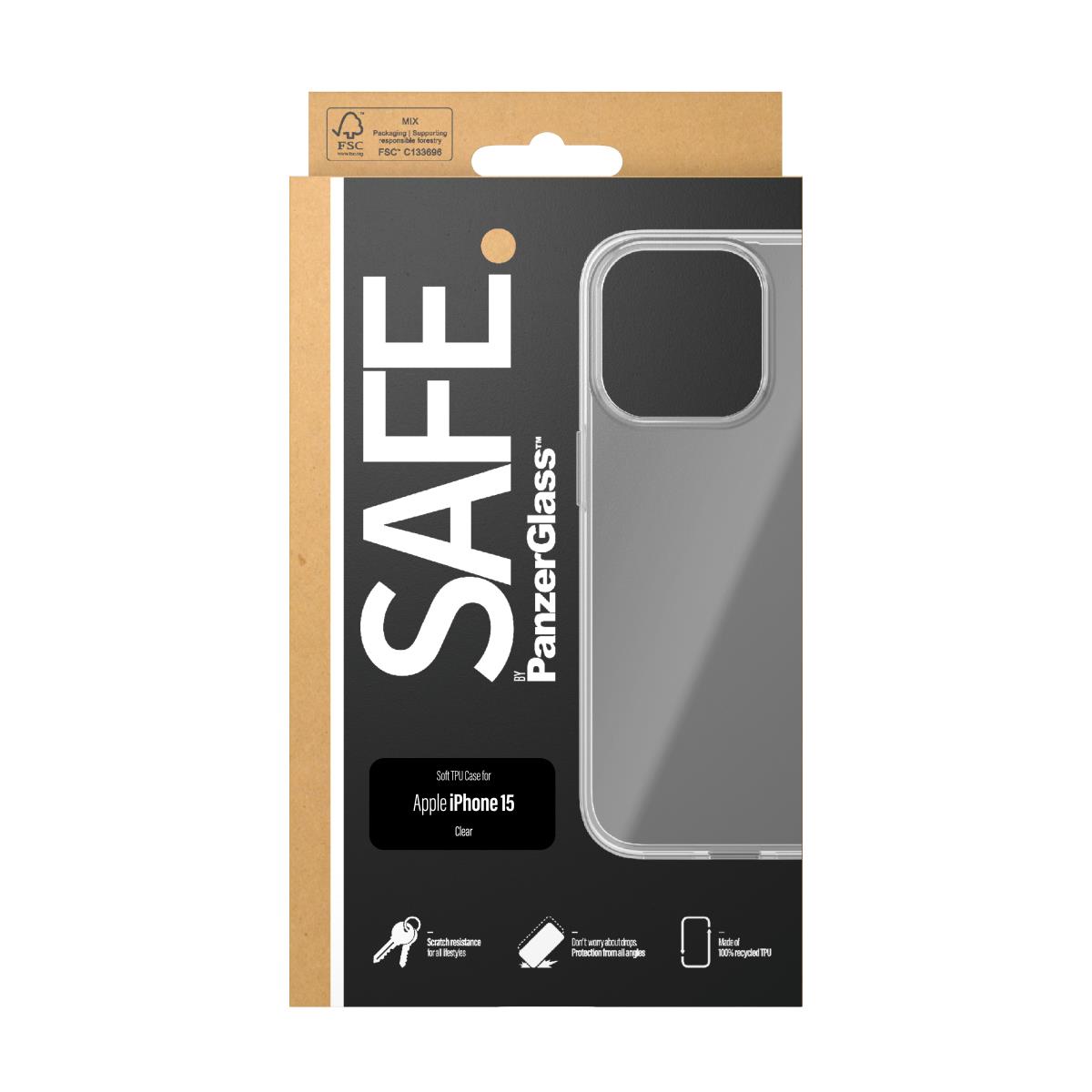 Tpu Case iPhone 15 6.1in Transparent